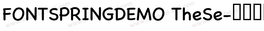 FONTSPRINGDEMO TheSe字体转换